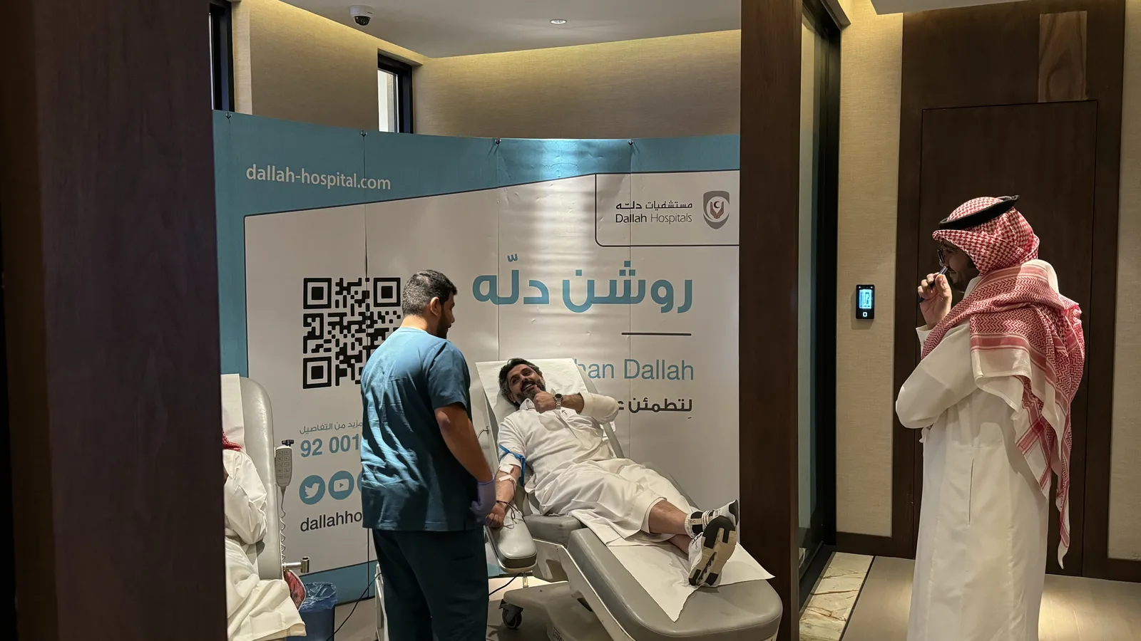 حملة التبرع بالدم بالتعاون مع مستشفى دلّة